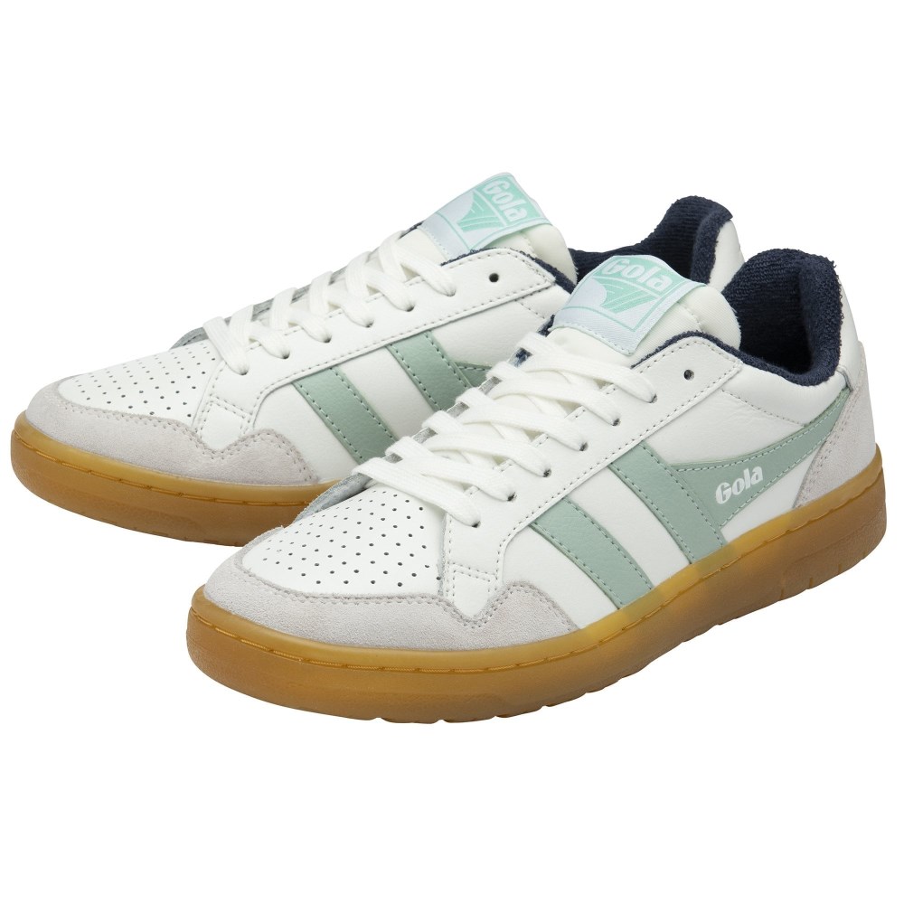 Gola Classics Women's Eagle '86 Sneakers - White/Surf/Navy/Gum