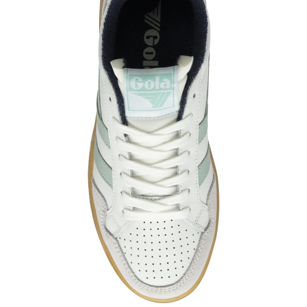 Gola Classics Women's Eagle '86 Sneakers - White/Surf/Navy/Gum
