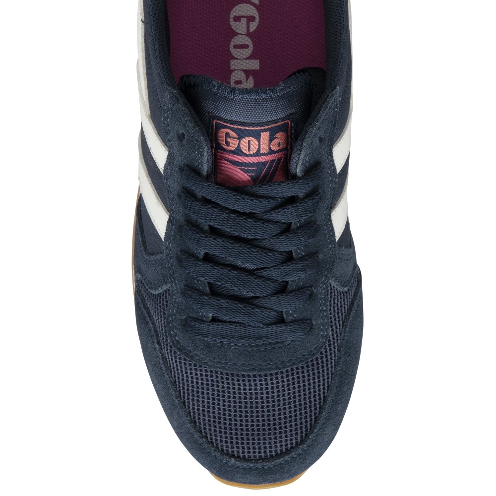 Gola Classics Women's Daytona Sneakers - Navy/White/Hot Coral
