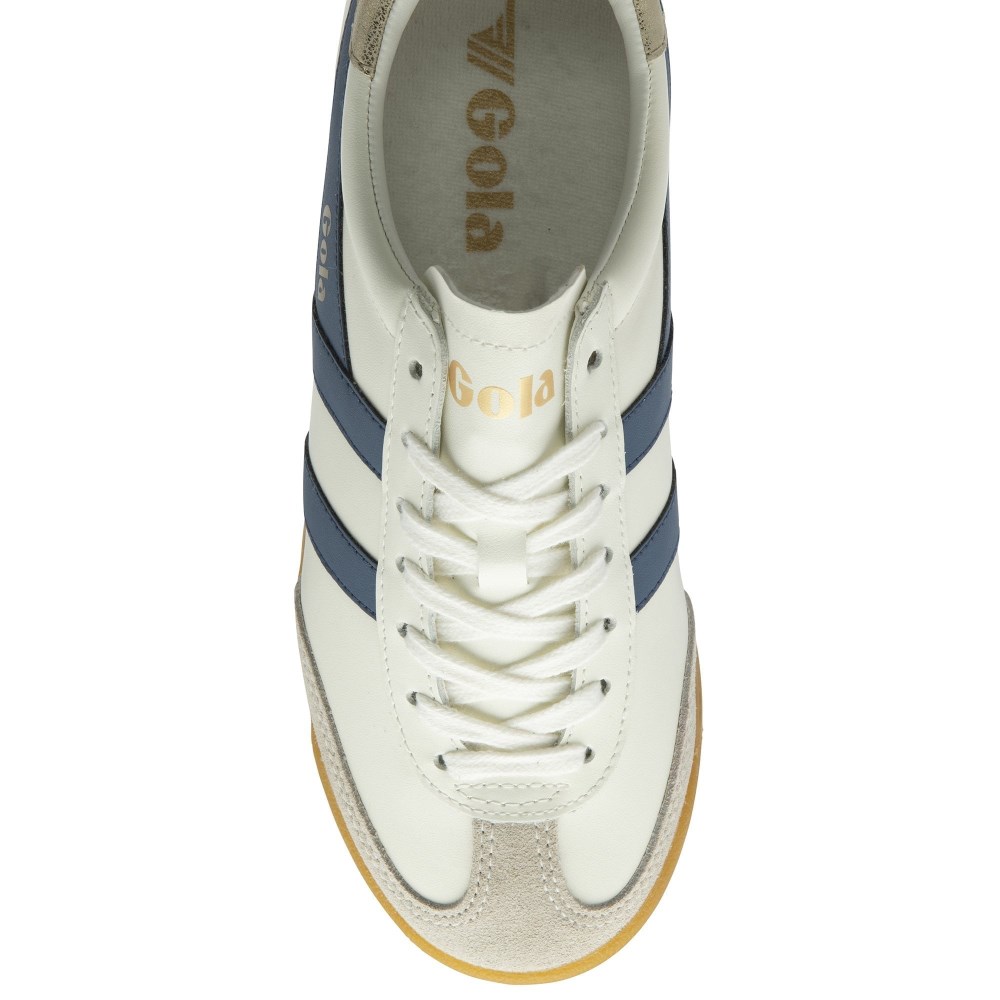 Gola Classics Women's Torpedo Leather Sneakers - Off White/Moonlight/Gold