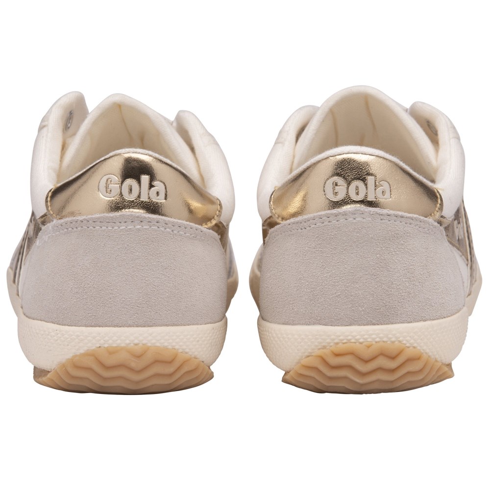 Gola Classics Women's Badminton Sneakers - Off White/Gold