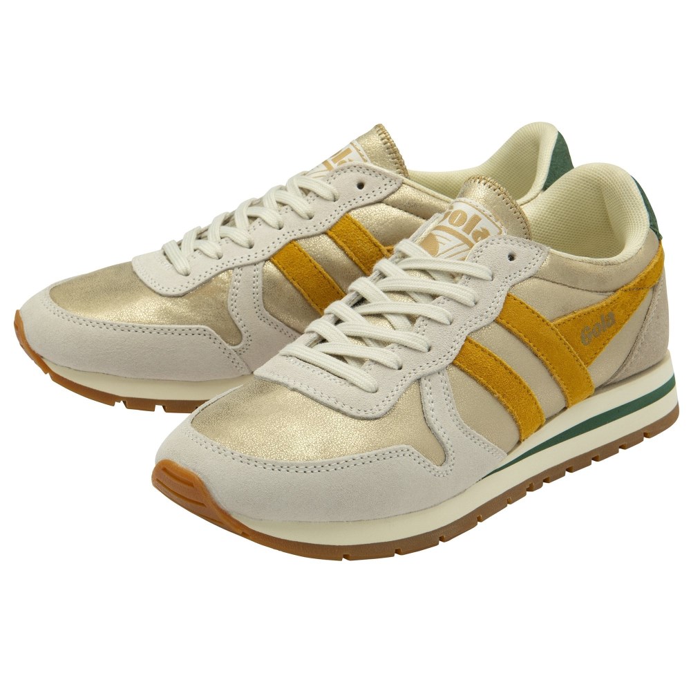 Gola Classics Women's Daytona Blaze Sneakers - Gold/Sun/Evergreen