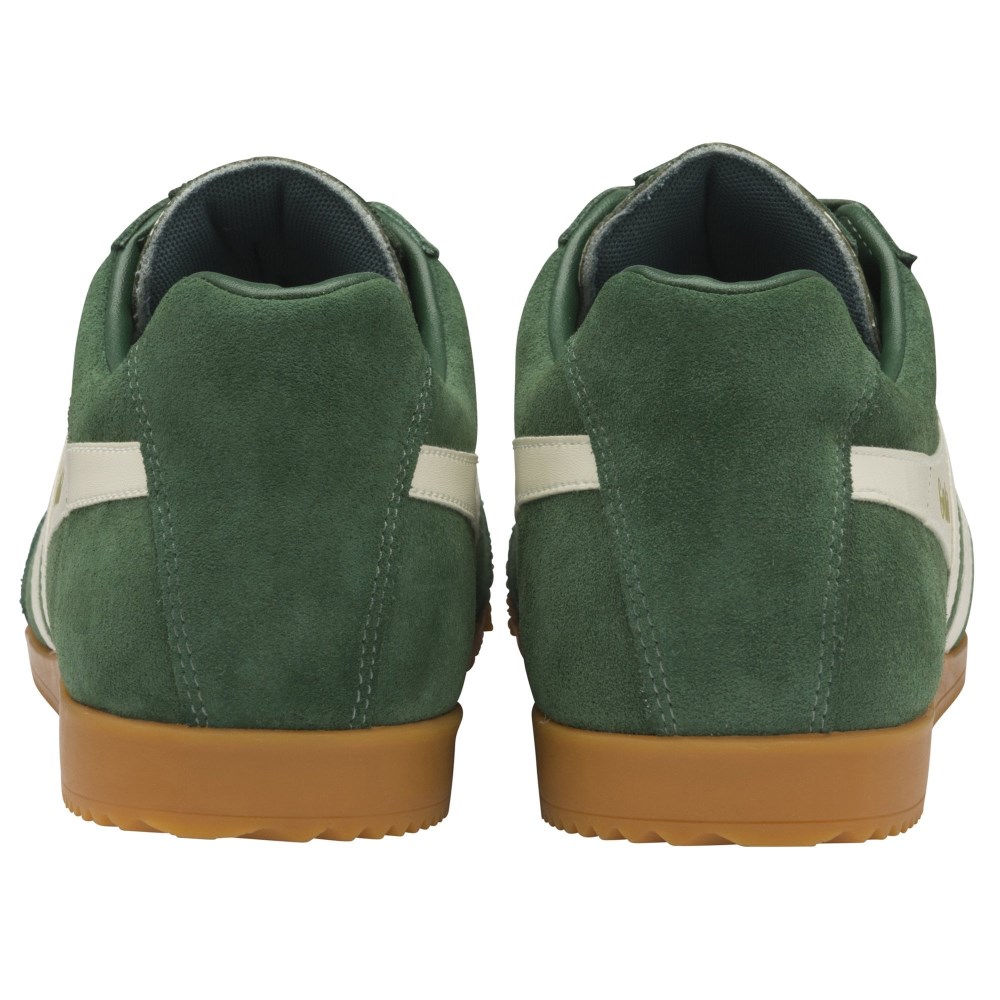 Gola Classics Men's Harrier Suede Sneakers - Evergreen/Off White