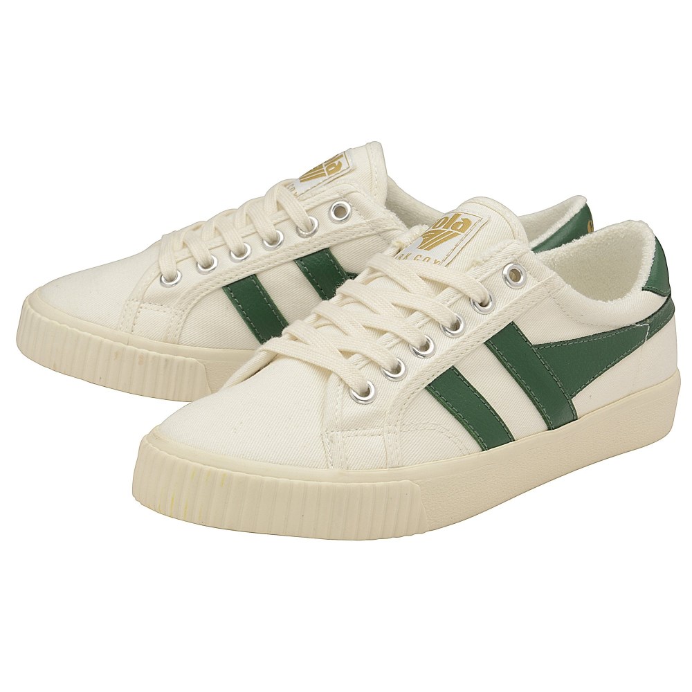 Vegan Gola Classics Men's Tennis Mark Cox Sneakers - Off White/Dark Green