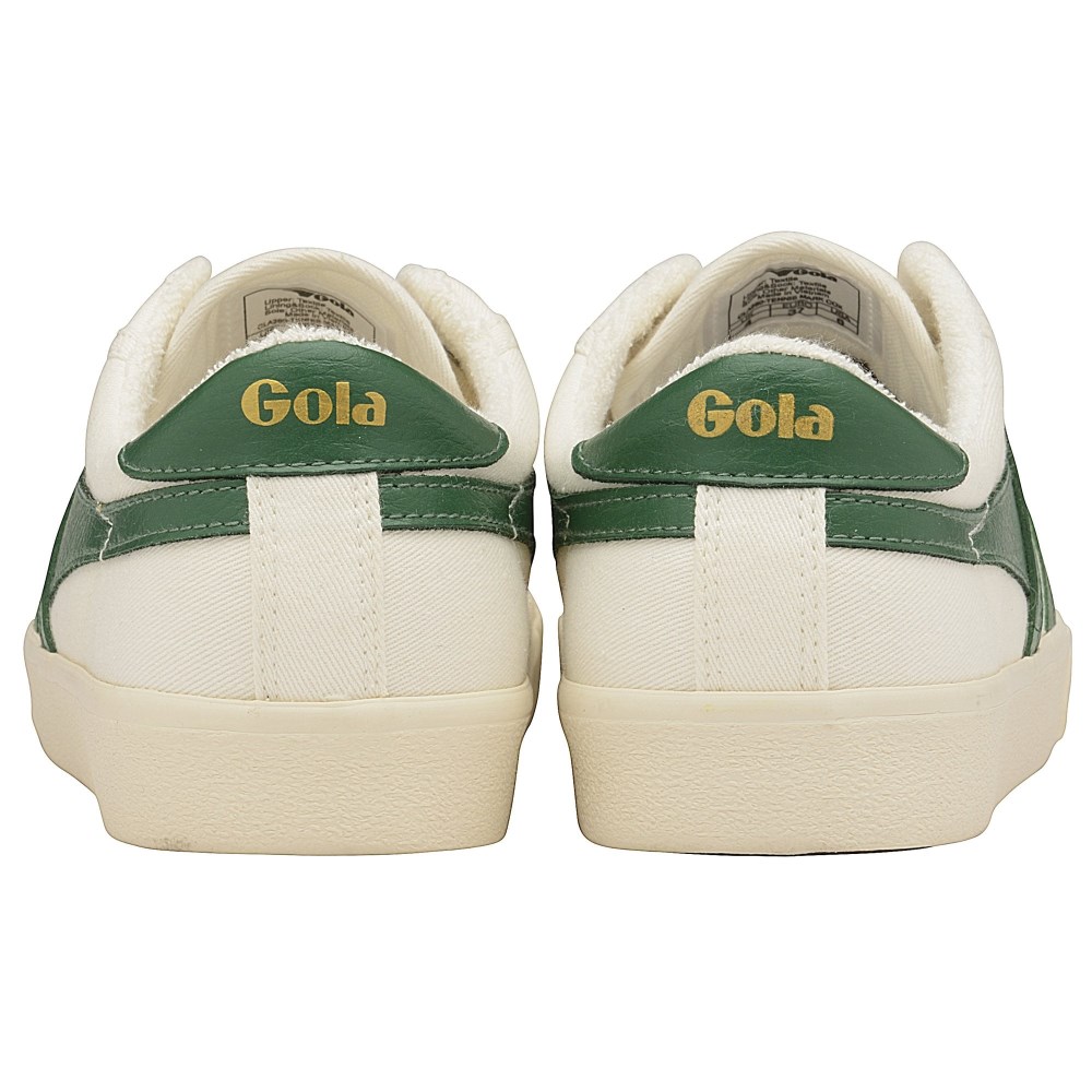 Vegan Gola Classics Men's Tennis Mark Cox Sneakers - Off White/Dark Green