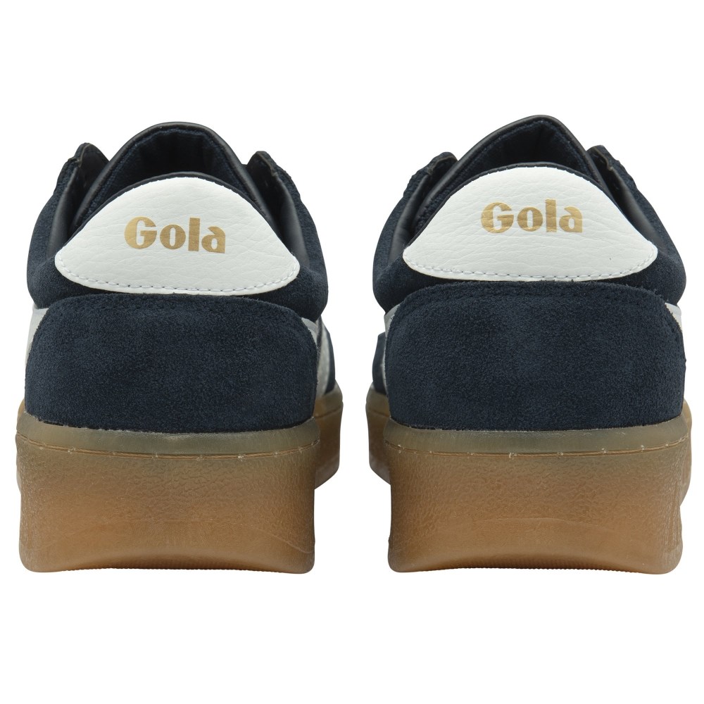 Gola Classics Men's Grandslam Suede Sneakers - Navy/White/Gum