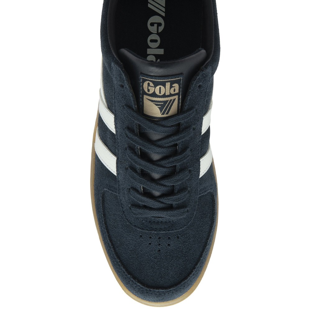 Gola Classics Men's Grandslam Suede Sneakers - Navy/White/Gum