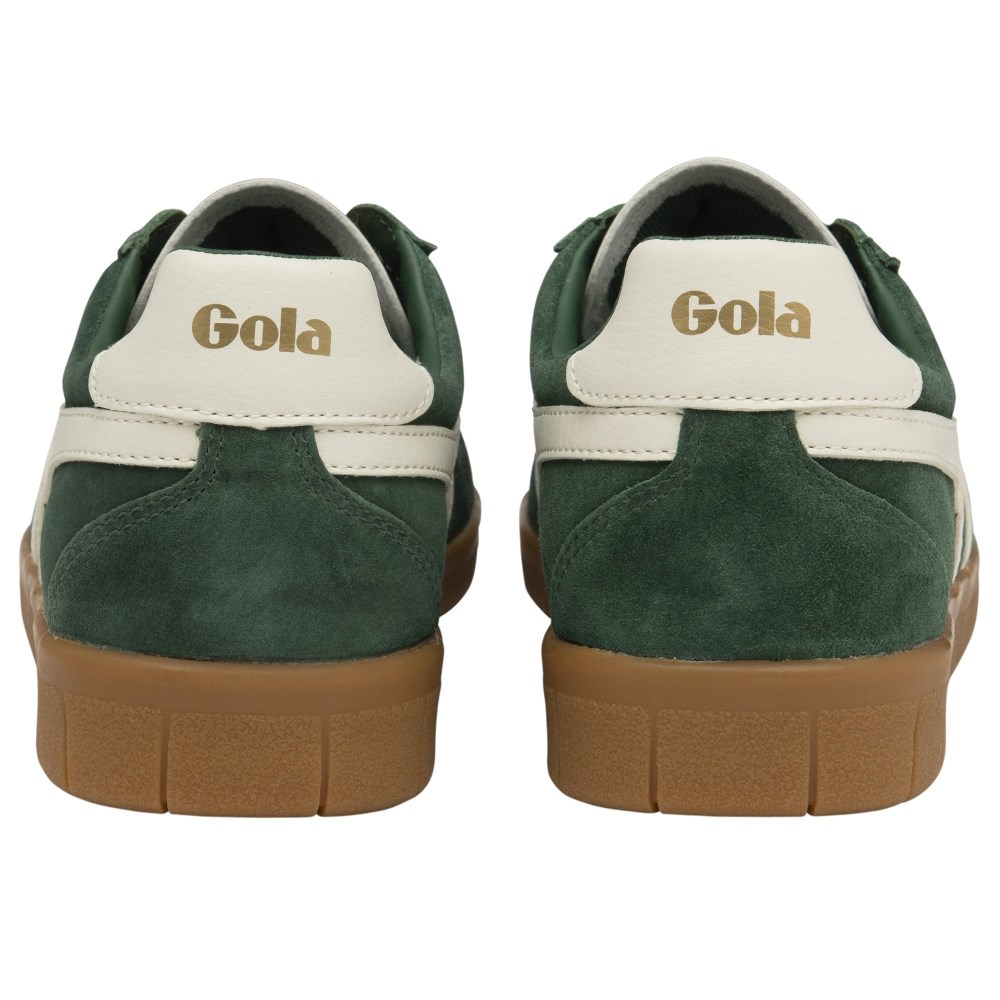 Gola Classics Men's Hurricane Suede Sneakers - Evergreen/Off White/Gum