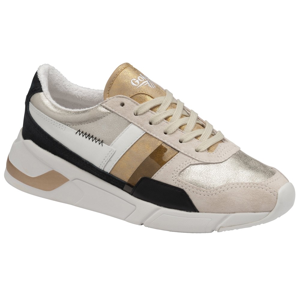 Gola Classics Women's Eclipse Mode Sneakers - Silver/Gold/Multi