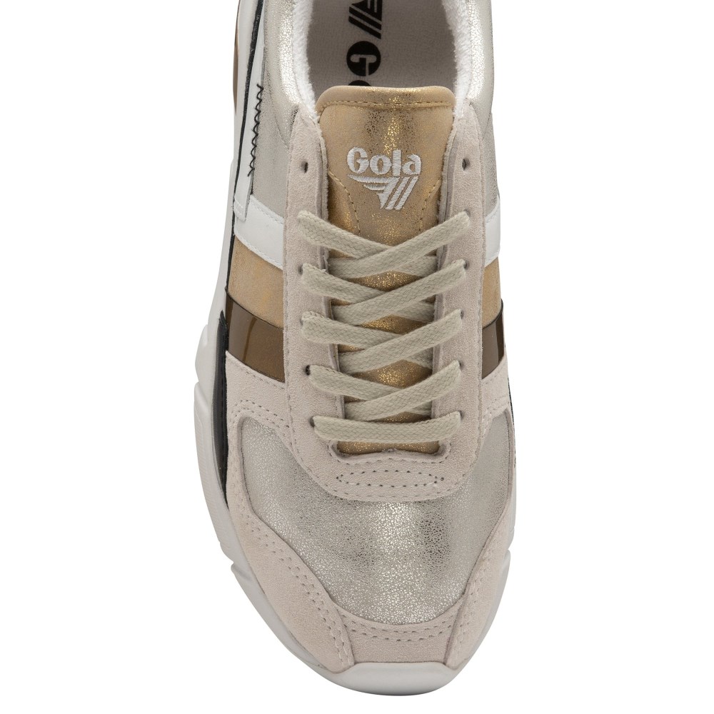 Gola Classics Women's Eclipse Mode Sneakers - Silver/Gold/Multi
