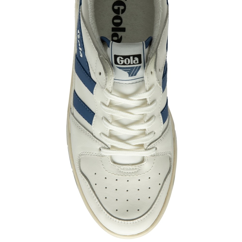 Gola Classics Men's Allcourt Sneakers - White/Marine Blue