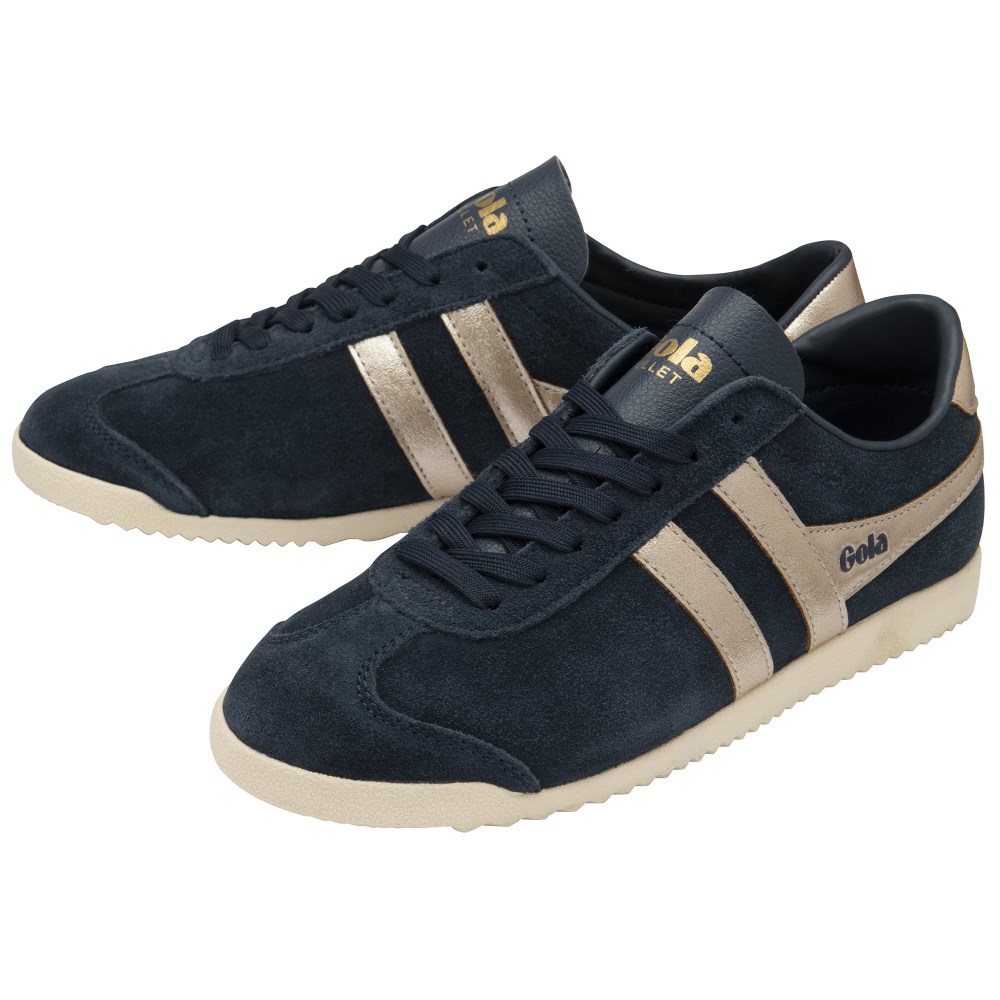 Gola Classics Women's Bullet Flame Sneakers - Navy/Rose Gold