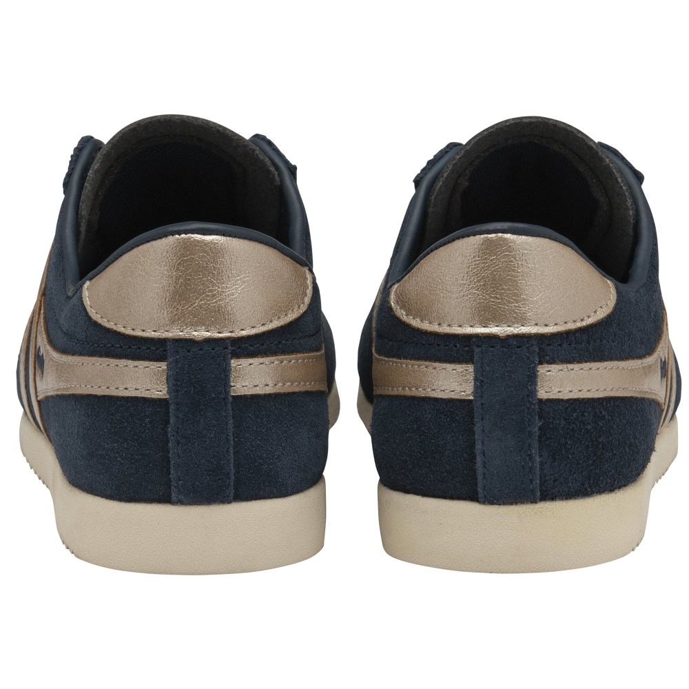 Gola Classics Women's Bullet Flame Sneakers - Navy/Rose Gold