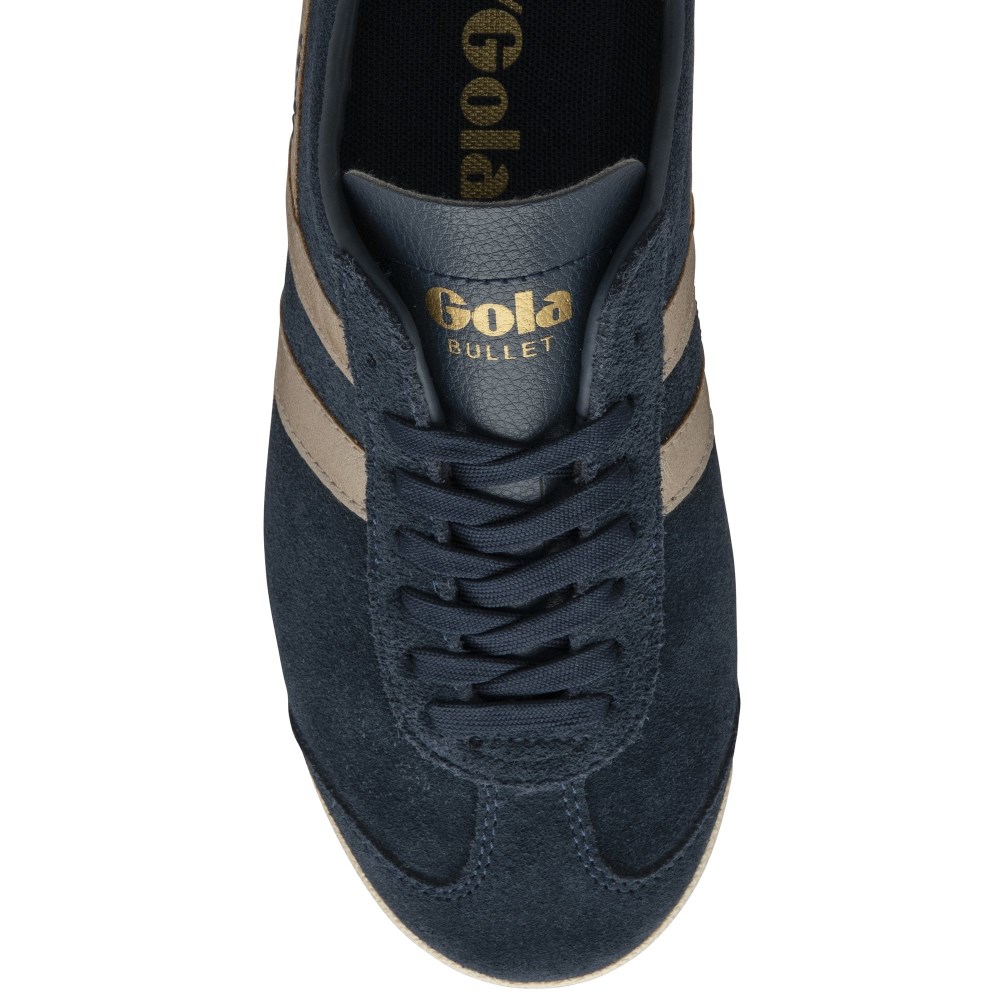 Gola Classics Women's Bullet Flame Sneakers - Navy/Rose Gold