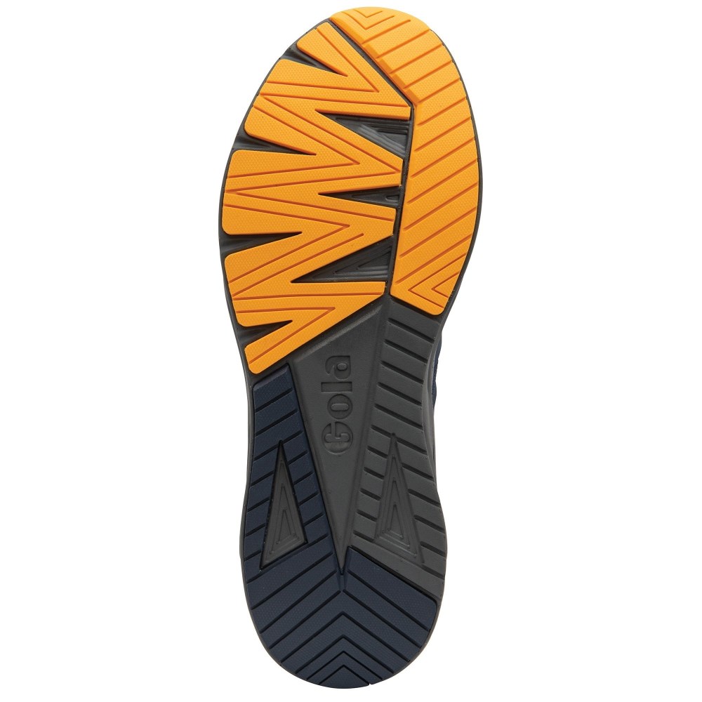 Gola Performance Men's Thunder Sneakers - Navy/Charcoal/Deep Sun