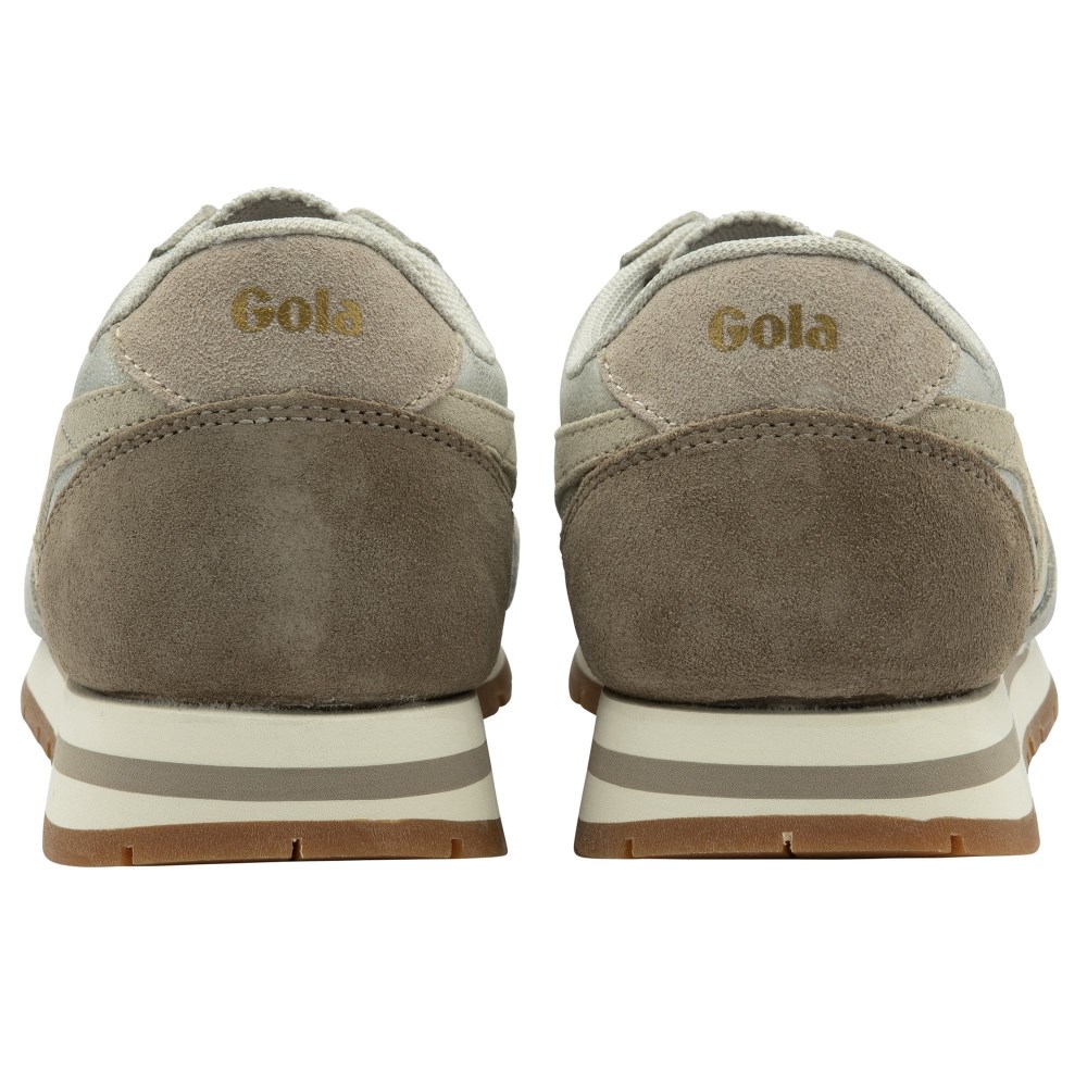 Gola Classics Women's Daytona Blaze Sneakers - Silver/Wheat/Feather Grey