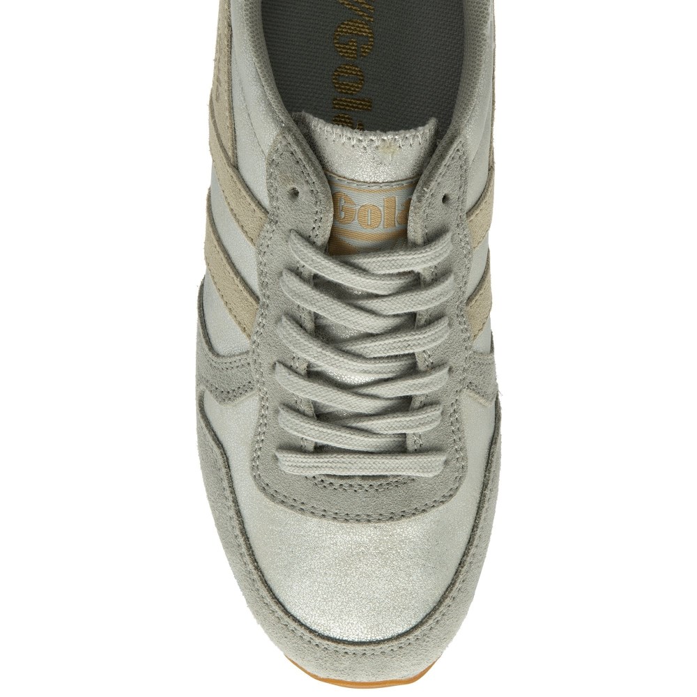 Gola Classics Women's Daytona Blaze Sneakers - Silver/Wheat/Feather Grey