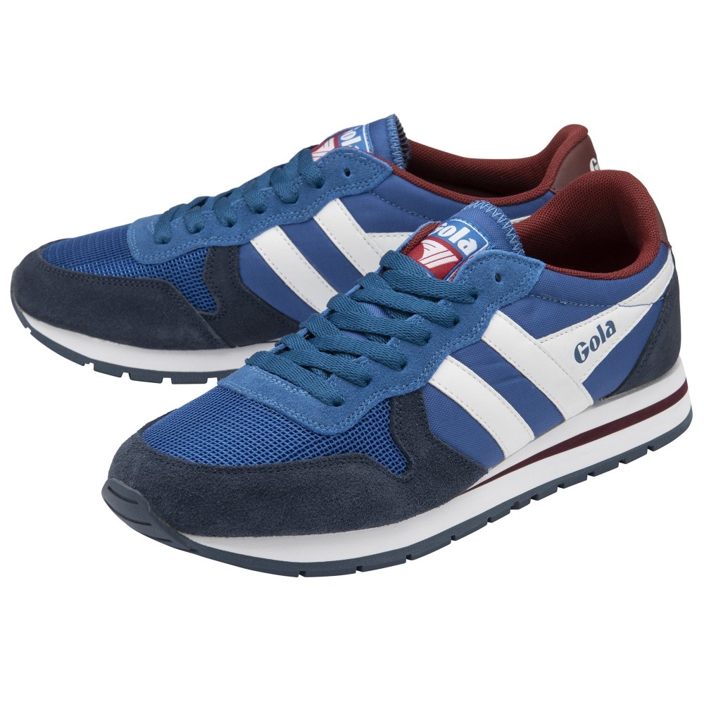 Gola Classics Men's Daytona Sneakers - Marine Blue/Navy/White