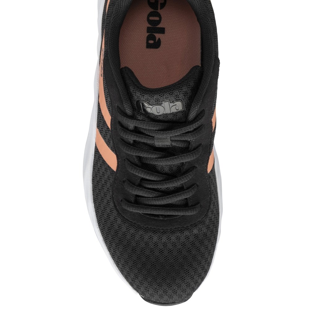 Gola Performance Women's Draken Sneakers - Black/Coral