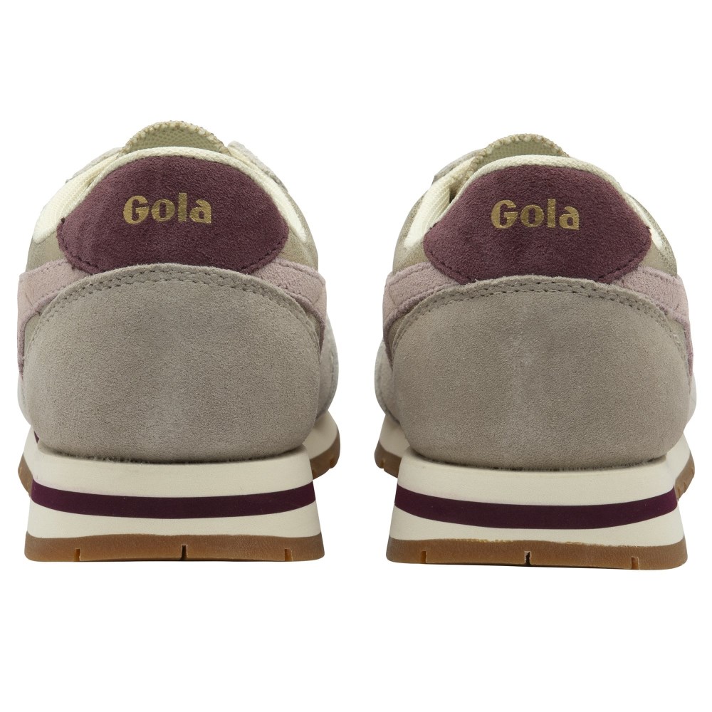Gola Classics Women's Daytona Blaze Sneakers - Gold/Chalk Pink/Windsor Wine