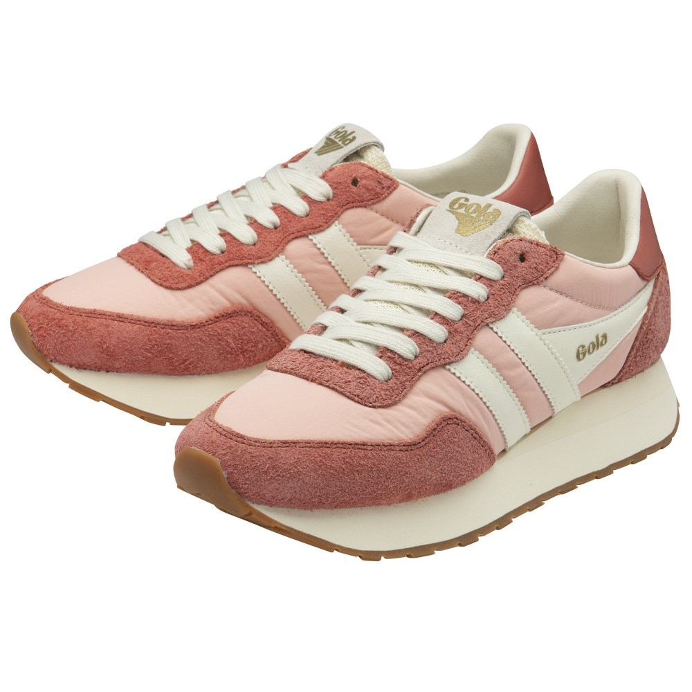 Gola Classics Women's Arizona Sneakers - Pale Pink/Clay/Off White