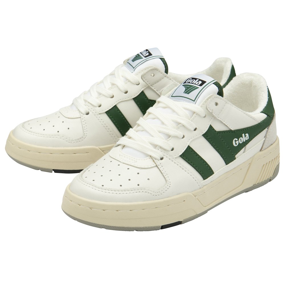 Gola Classics Women's Allcourt Sneakers - White/Green