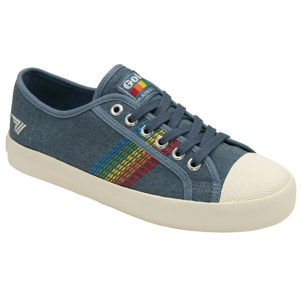 Gola Classics Women's Coaster Rainbow Stitch - Denim/Multi