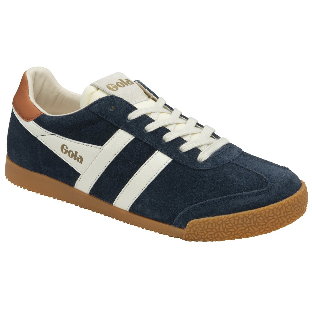 Gola Classics Men's Elan Sneakers - Navy/Off White/Moody Orange