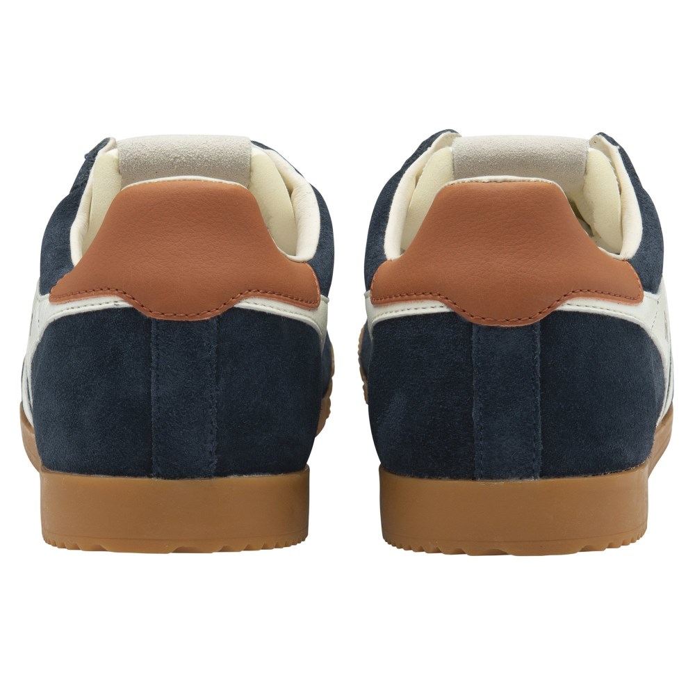 Gola Classics Men's Elan Sneakers - Navy/Off White/Moody Orange