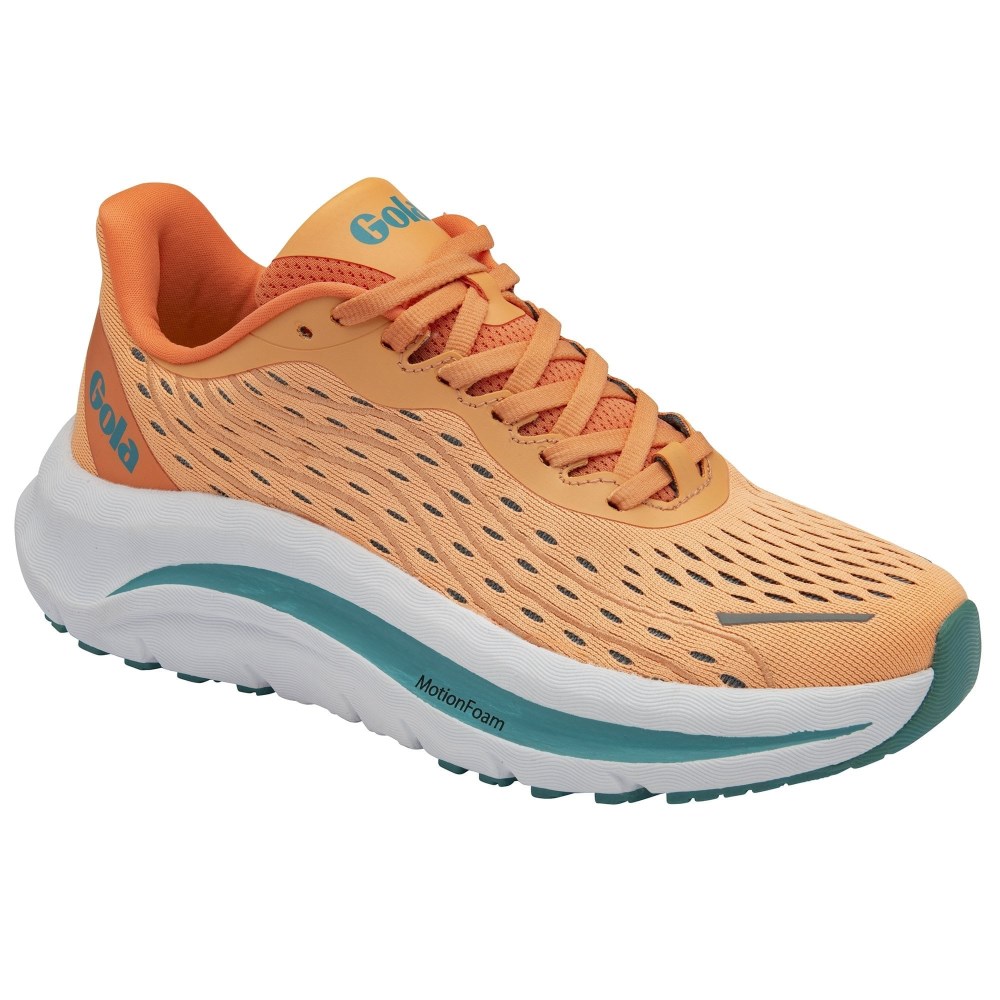 Gola Performance Women's Alzir Speed Sneakers - Coral/Aqua